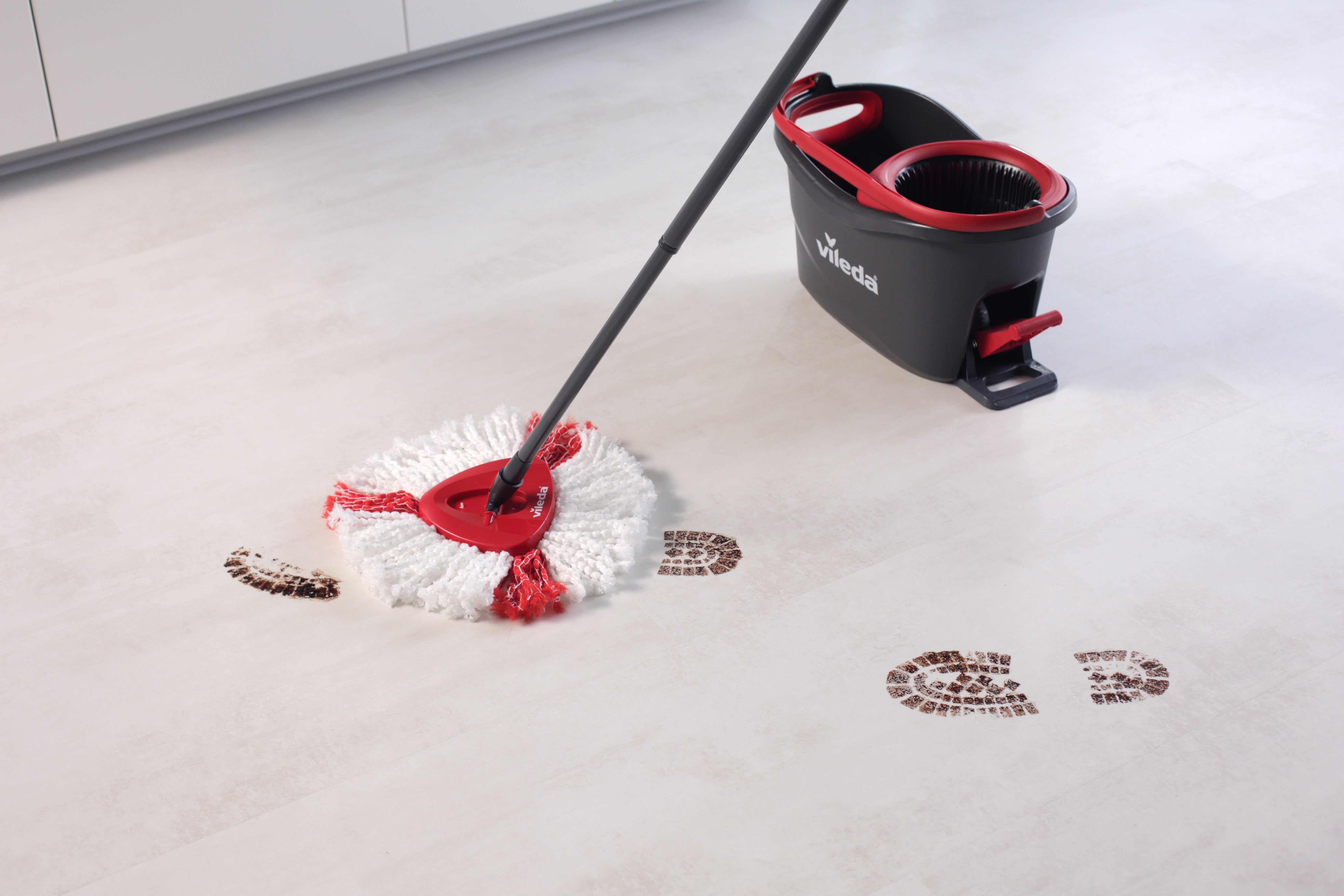 EAN 4023103195189 - Vileda Turbo 2in1 Cabezal de fregona Rojo, Blanco imagen 2