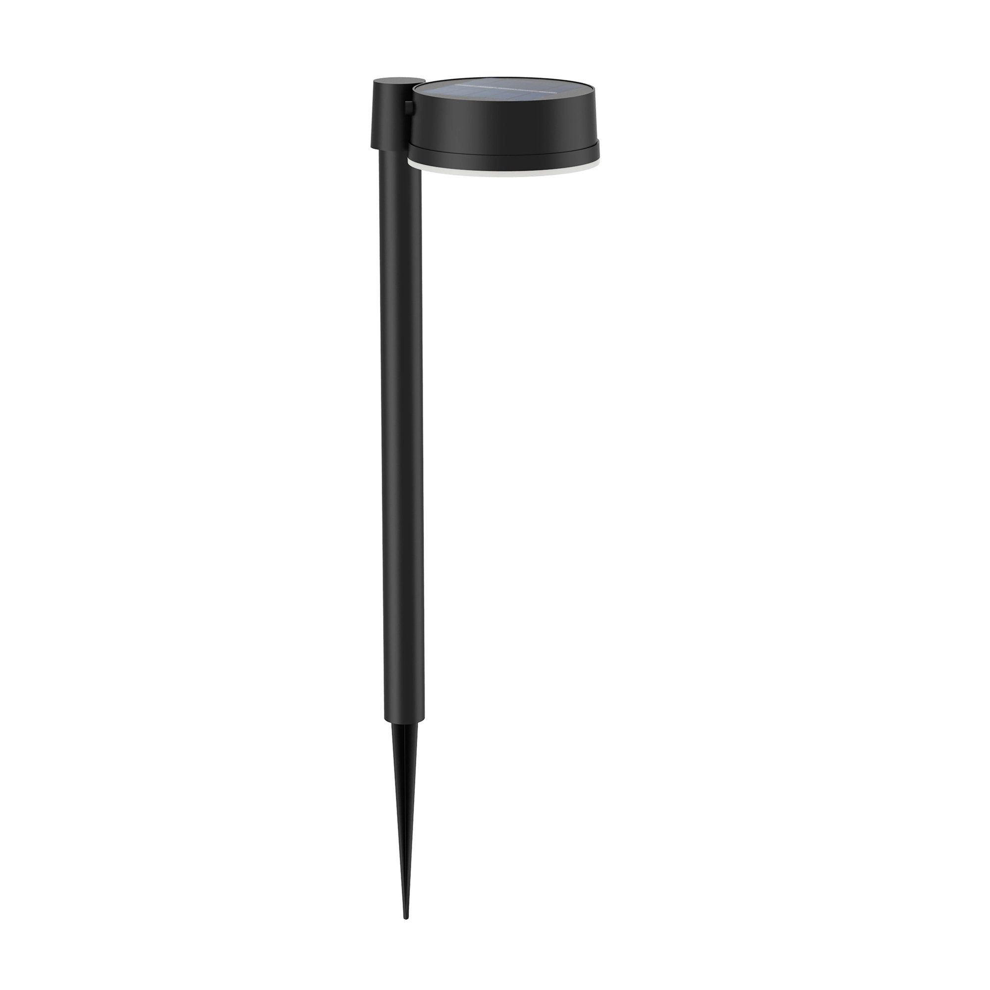 Pedestar Solar Redondo, Ip 44 1,5w, 200im 2700k, Luz Cálida, Medidas: 11,2x14,2x54cm. Philips