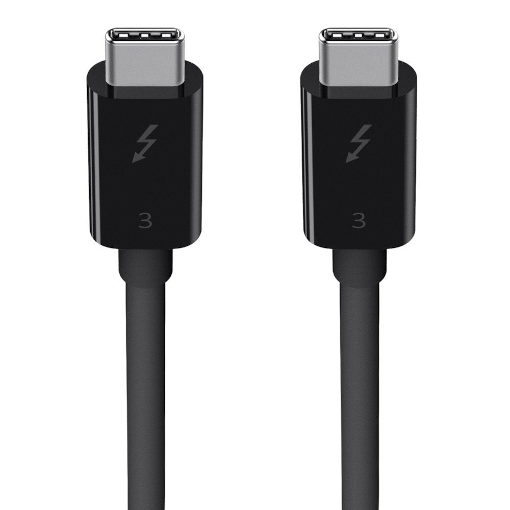 Cable Belkin F2cd084bt0.8mbk Thunderbolt 3 De Usb-C A Usb-C 0.8m Color Negro
