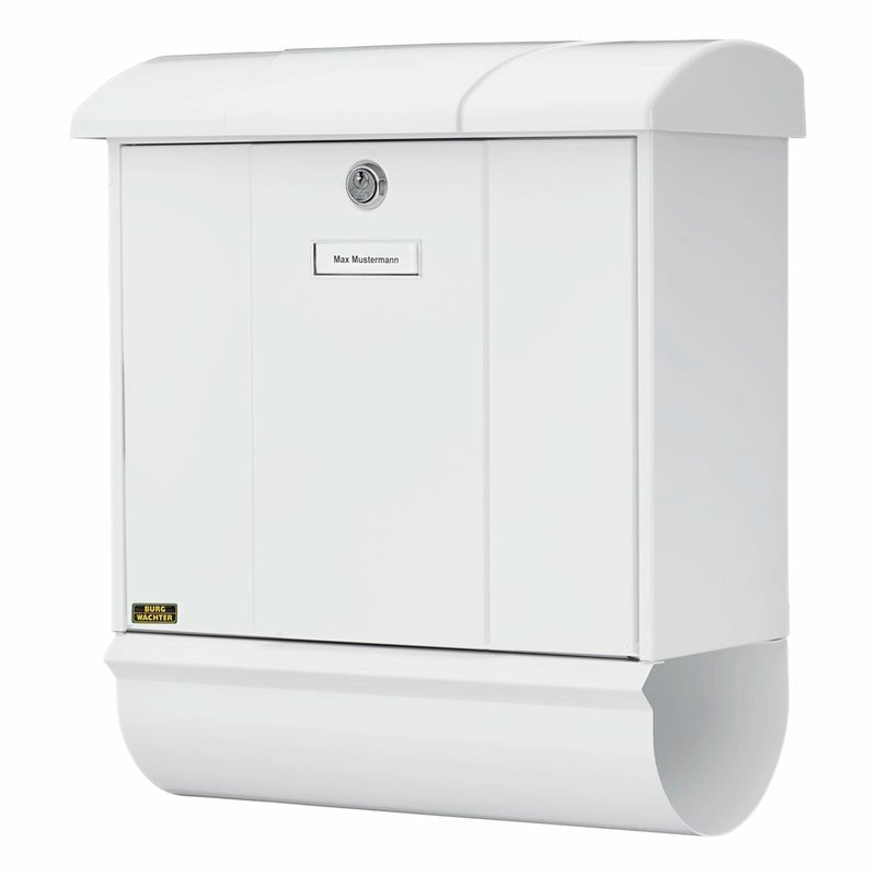 Burg-Wächter Olymp-Set 91600 W Briefkasten Chapa De Acero Blanco