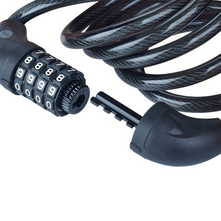 Cable De Bicicleta De Acero Con Candado Combinado 10x1800mm