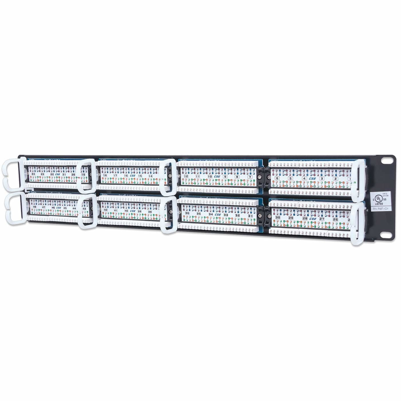 Intellient Patchpanel 2he 48-Port Cat5e Utp Sw