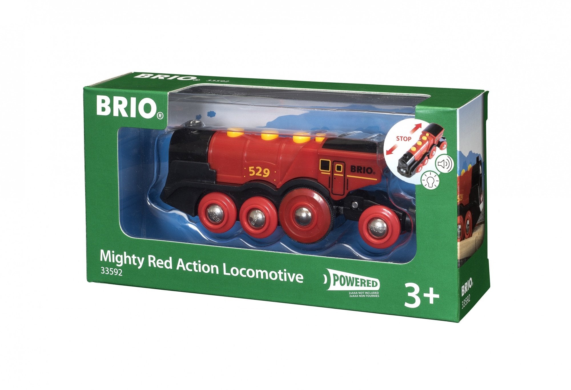 Vehículo De Juguete Brio Locomotora A Batería World Red Lola, 33592