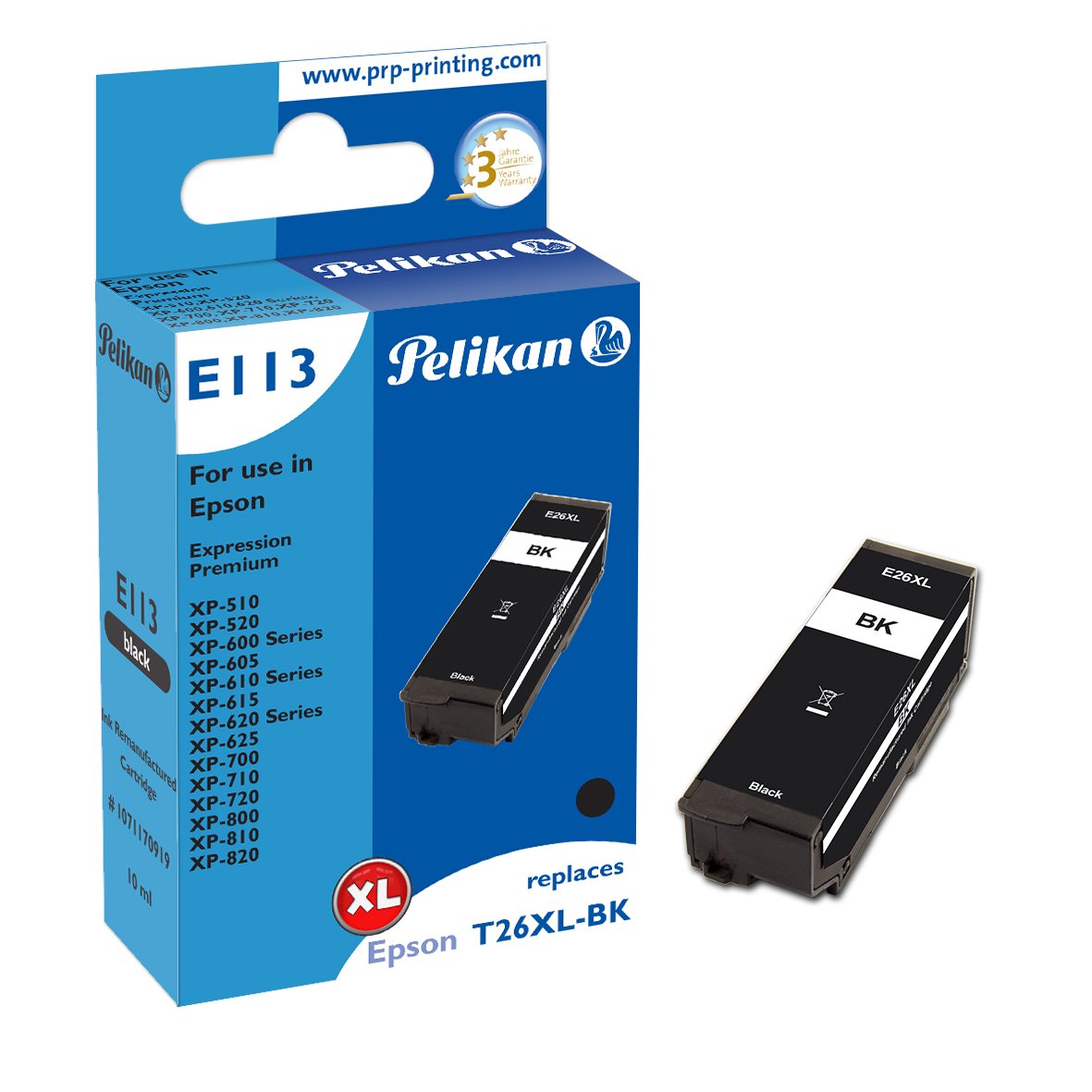 Pelikan Tinte Für Epson T262140 Schwarz 26xl