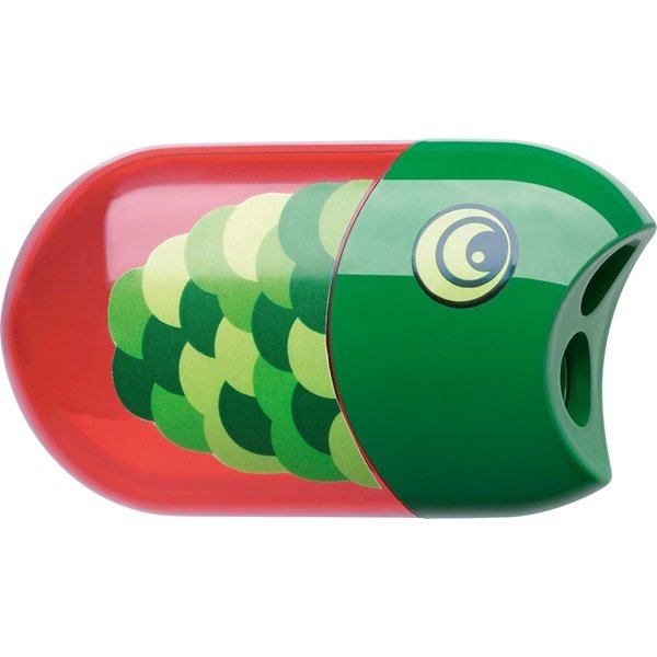 EAN 6933256628602 - Faber-Castell 183525 sacapuntas Sacapuntas manual Verde, Rojo imagen 1