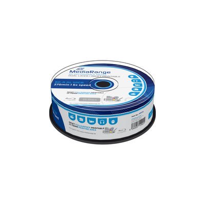 Mediarange Mr510 Disco Blu-Ray Lectura/Escritura (Bd) Bd-R Dl 50 Gb 25 Pieza(S)