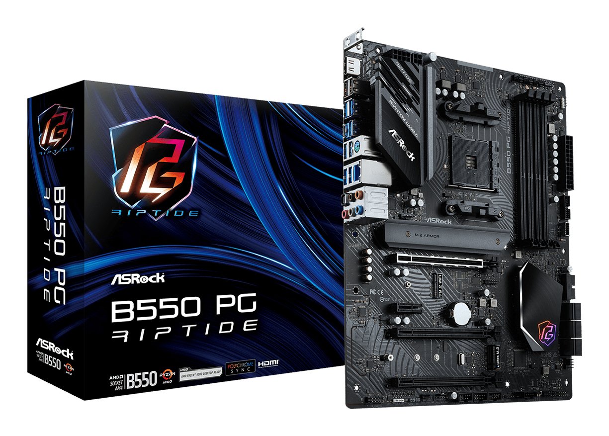 EAN 4710483935190 - Asrock B550 PG Riptide AMD B550 Zócalo AM4 ATX imagen 3
