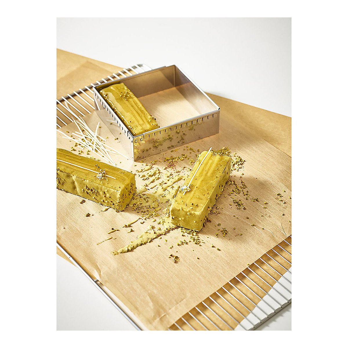 De Buyer Patisserie Frame Acero Ajustable Cuadrado 20-37 Cm
