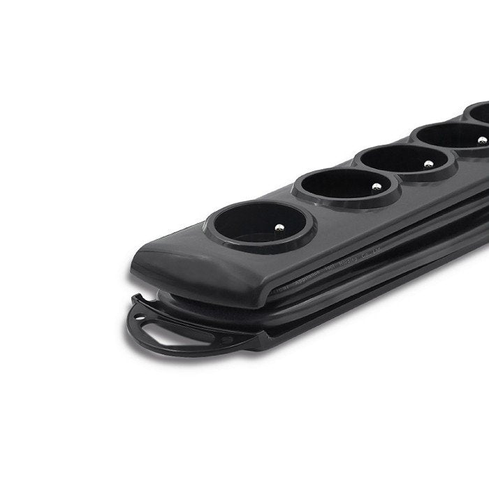 EAN 5901878501710 - Qoltec 50171 limitador de tensión Negro 7 salidas AC 230 V 1,5 m imagen 3