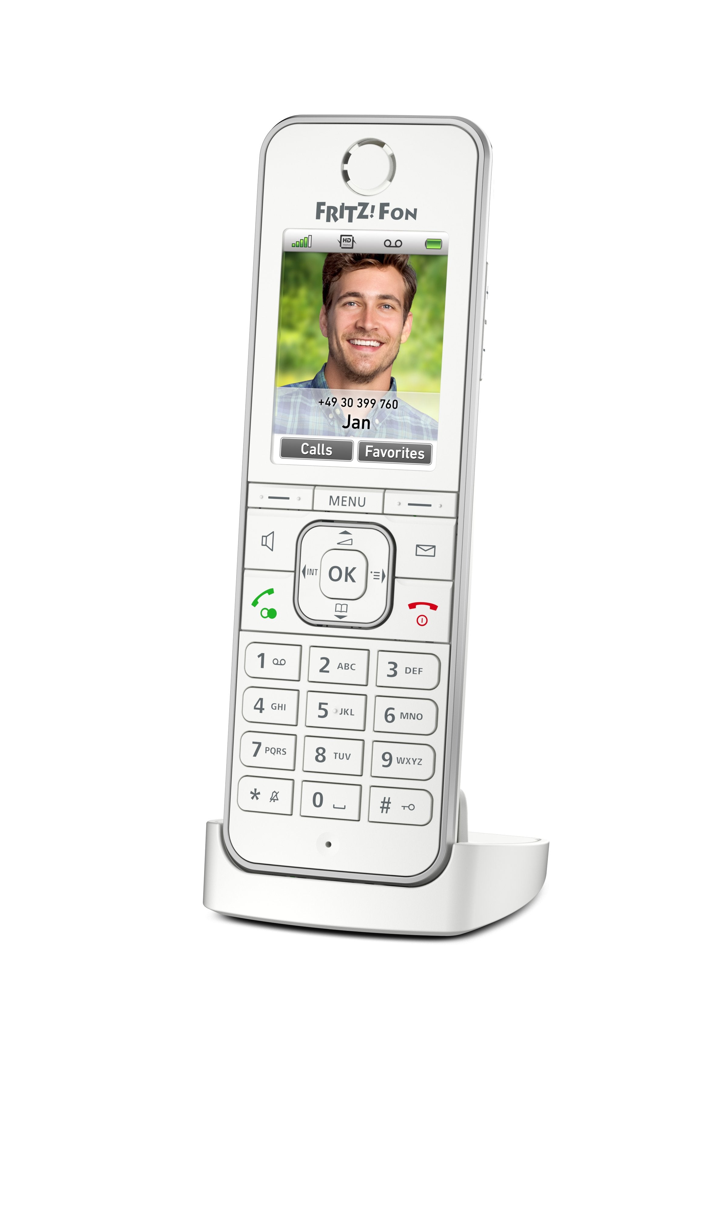 EAN 4023125028755 - Fon FRITZ! C6 International Teléfono DECT Identificador de llamadas Blanco imagen 1