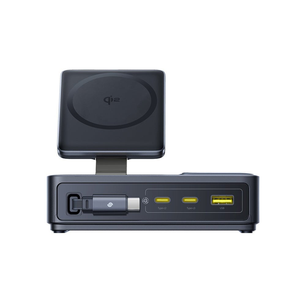 Cargador Inalámbrico Baseus Nomos Universal Negro Corriente Alterna Carga Rápida Interior