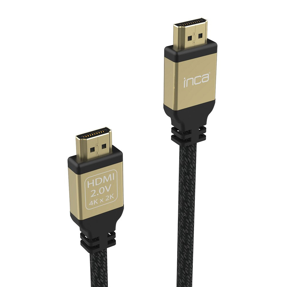 EAN 8697980470279 - Inca IHD-02 cable HDMI 2 m HDMI tipo A (Estándar) Negro, Oro imagen 6