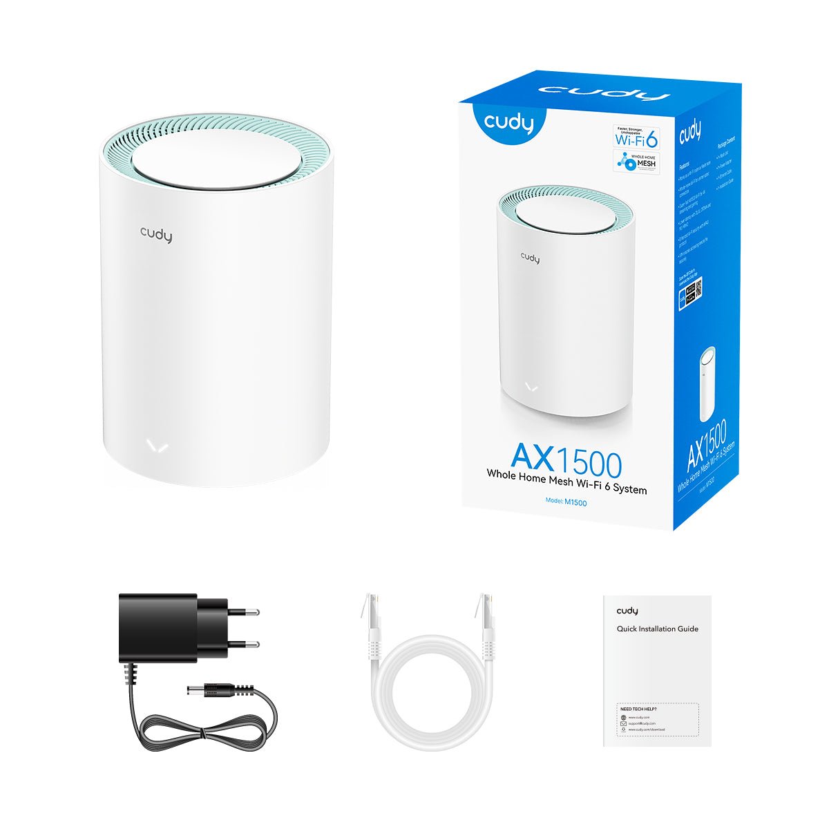 Cudy Ax1500 Wi-Fi 6 Gigabit Mesh Solution