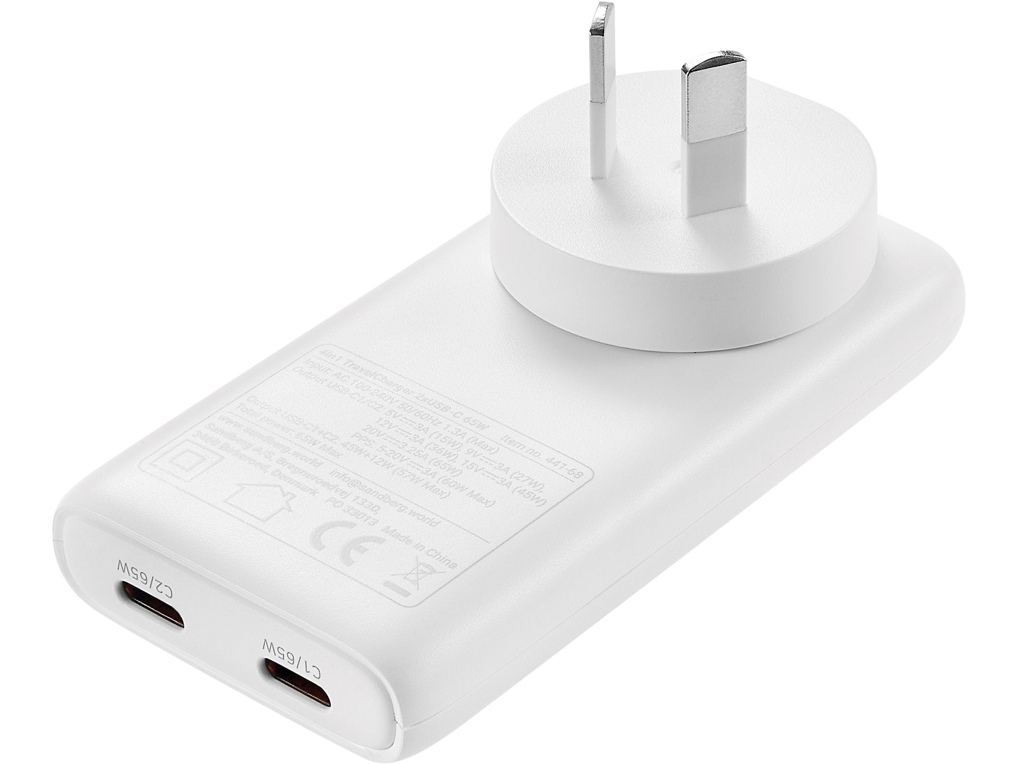 4in1 Travelcharger 2xusb-C 65w 4in1 Travelcharger 2xusb-C 65w