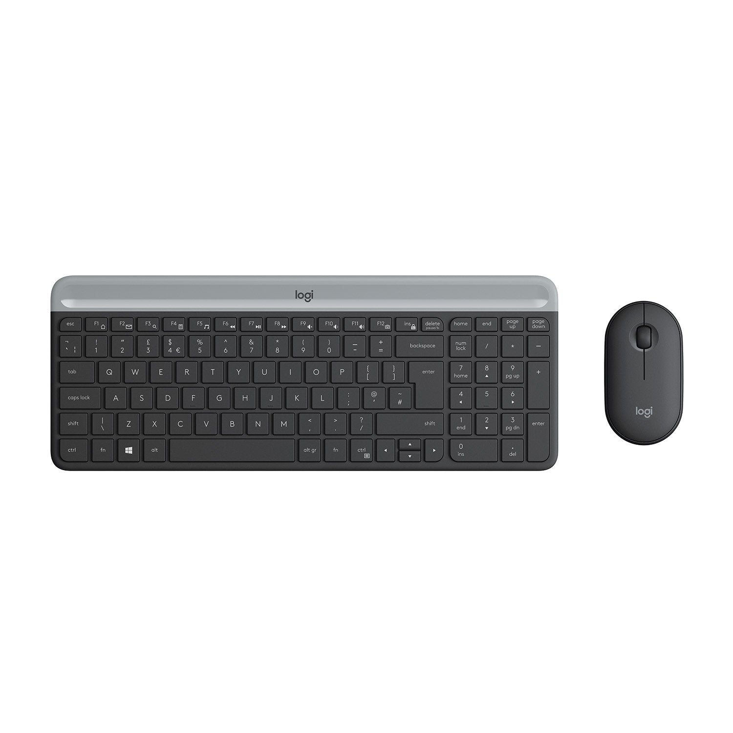 Teclado Belga + Ratón Logitech Mk470 Rf Inalámbrico Azerty Grafito 920-009194