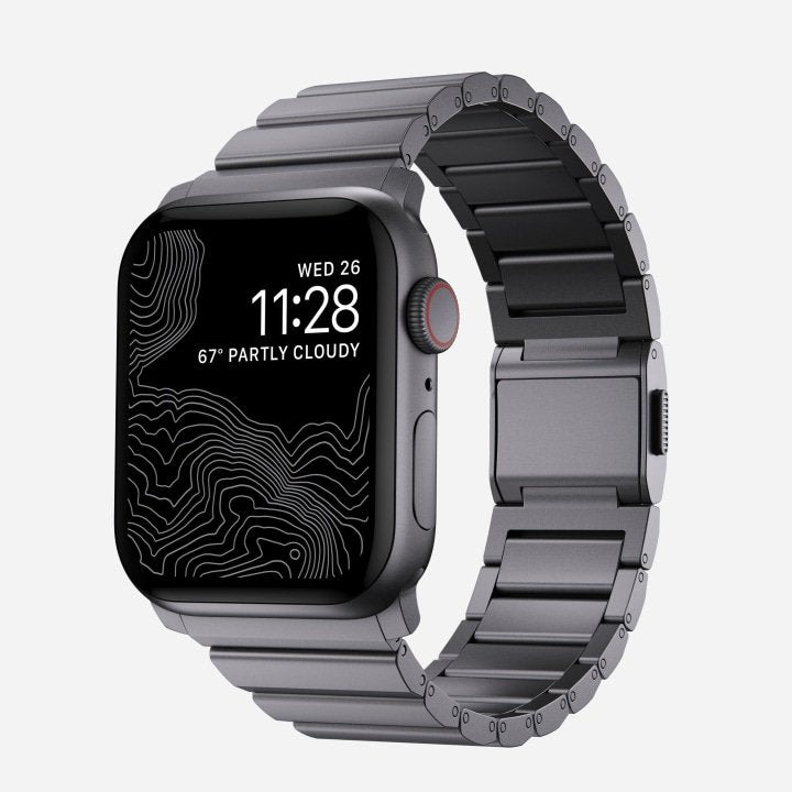 Nomad Strap Aluminum Space Gray 42/44/45/49mm