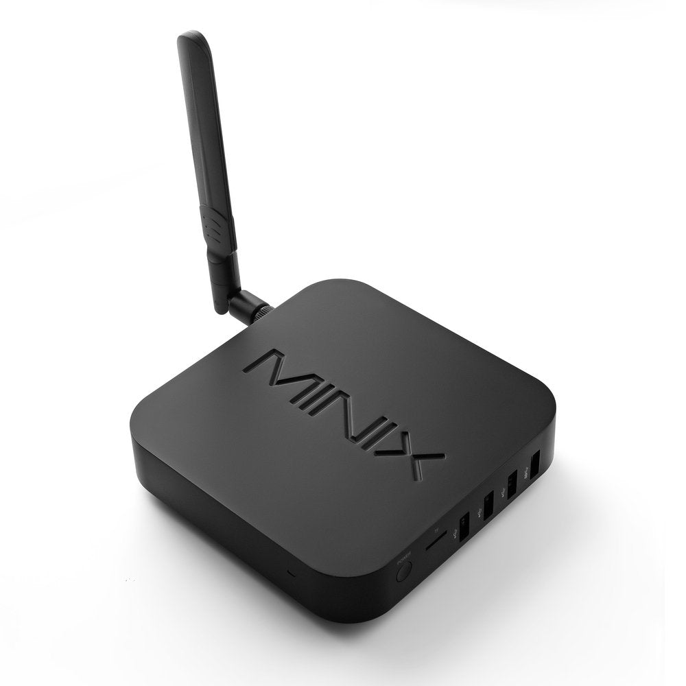 Minix Neo Z83-4u Pcs/Estación De Trabajo Ddr3l-Sdram X5-Z8300 Mini Pc Intel Atom® 4 Gb 64 Gb Emmc Ubuntu Linux Negro