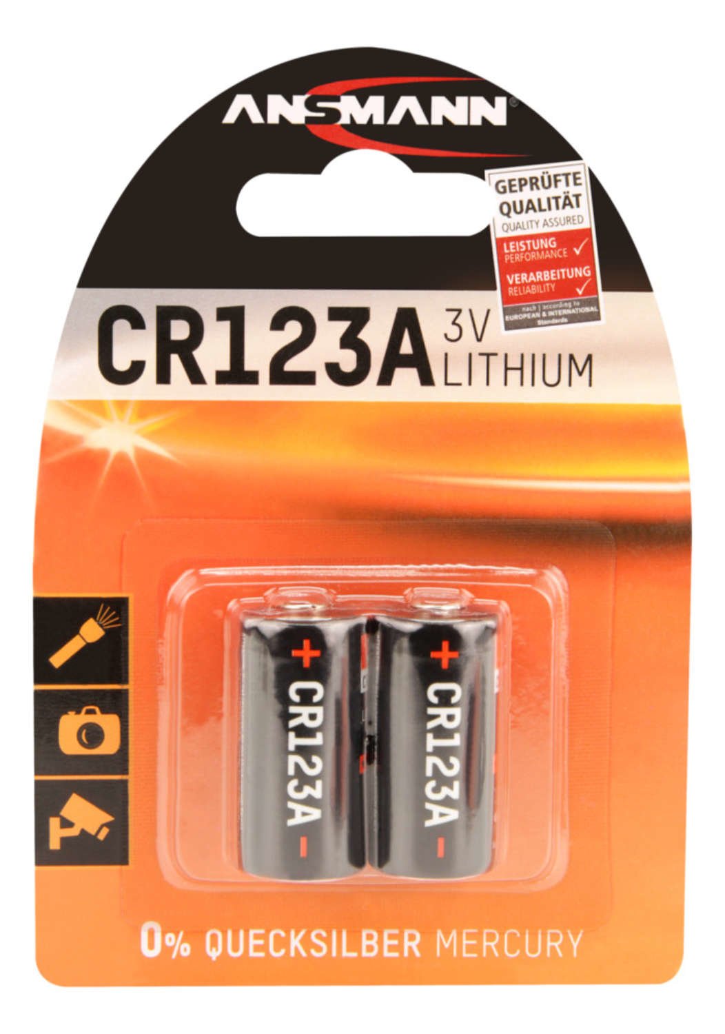 Ansmann Batería De Litio Cr123a/Cr17335 1510-0023