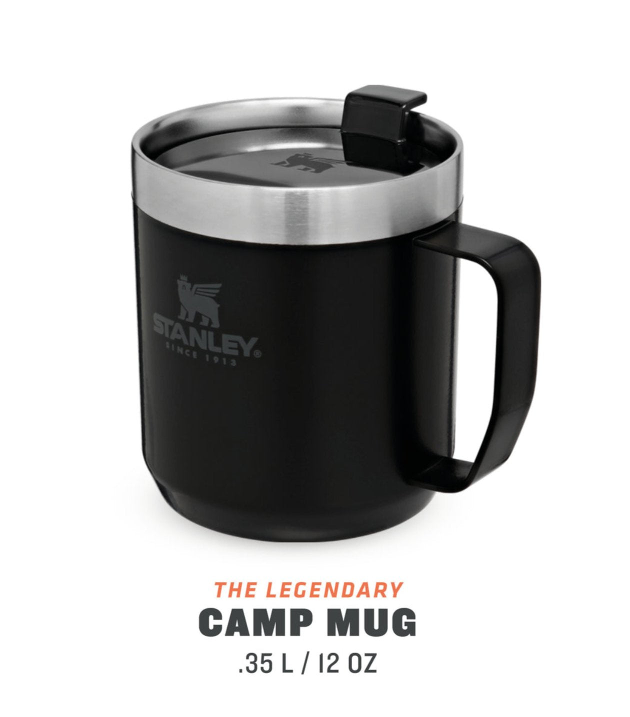 Stanley Camp Mug 0,35 L Matte Black Pebble