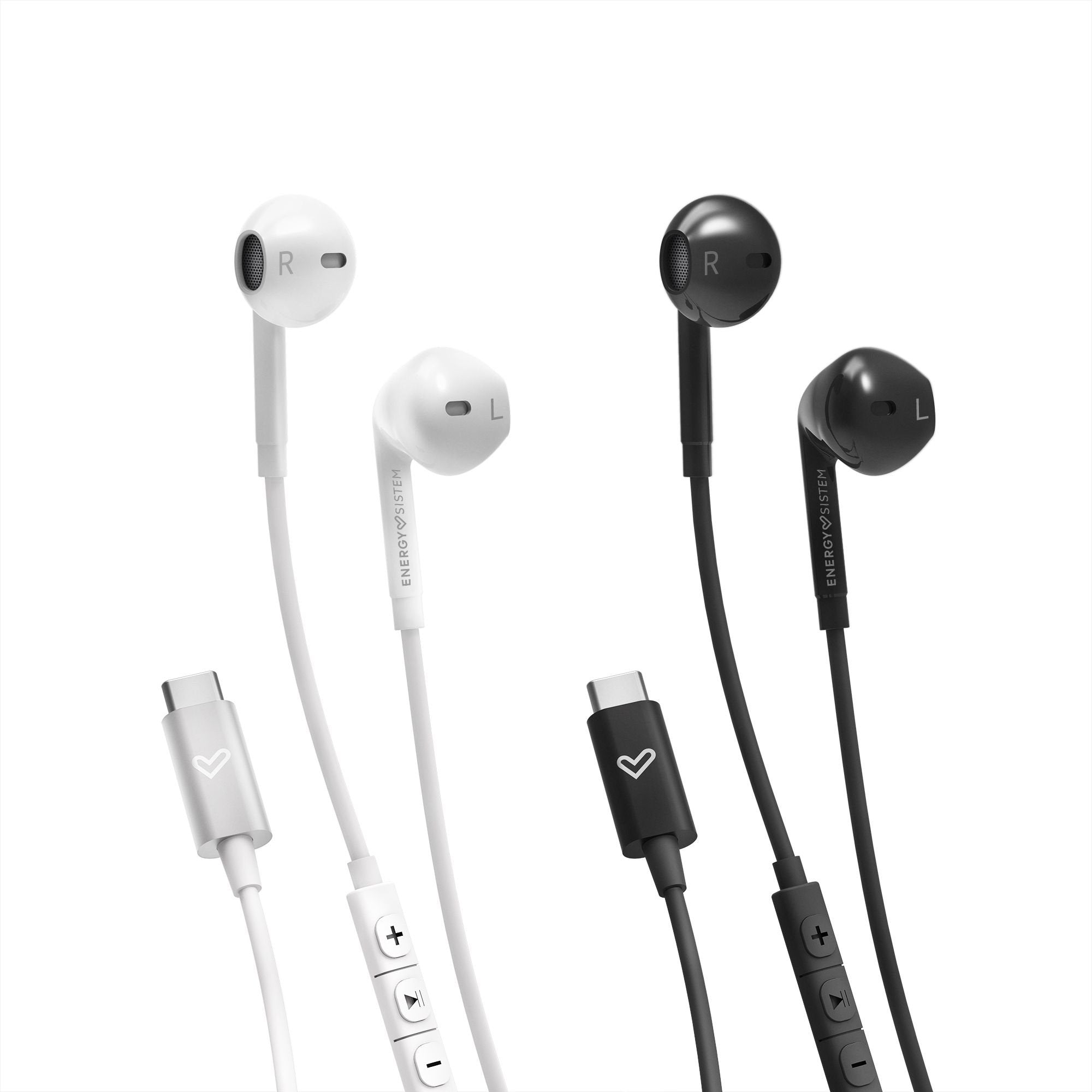 Earphones Smart 2 Type C White