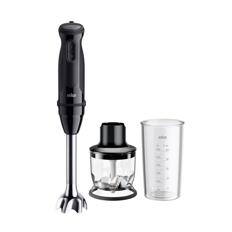 EAN 8021098005076 - Braun MultiQuick 3 MQ30201M 0,6 L Batidora de inmersión 900 W Negro, Acero satinado imagen 3