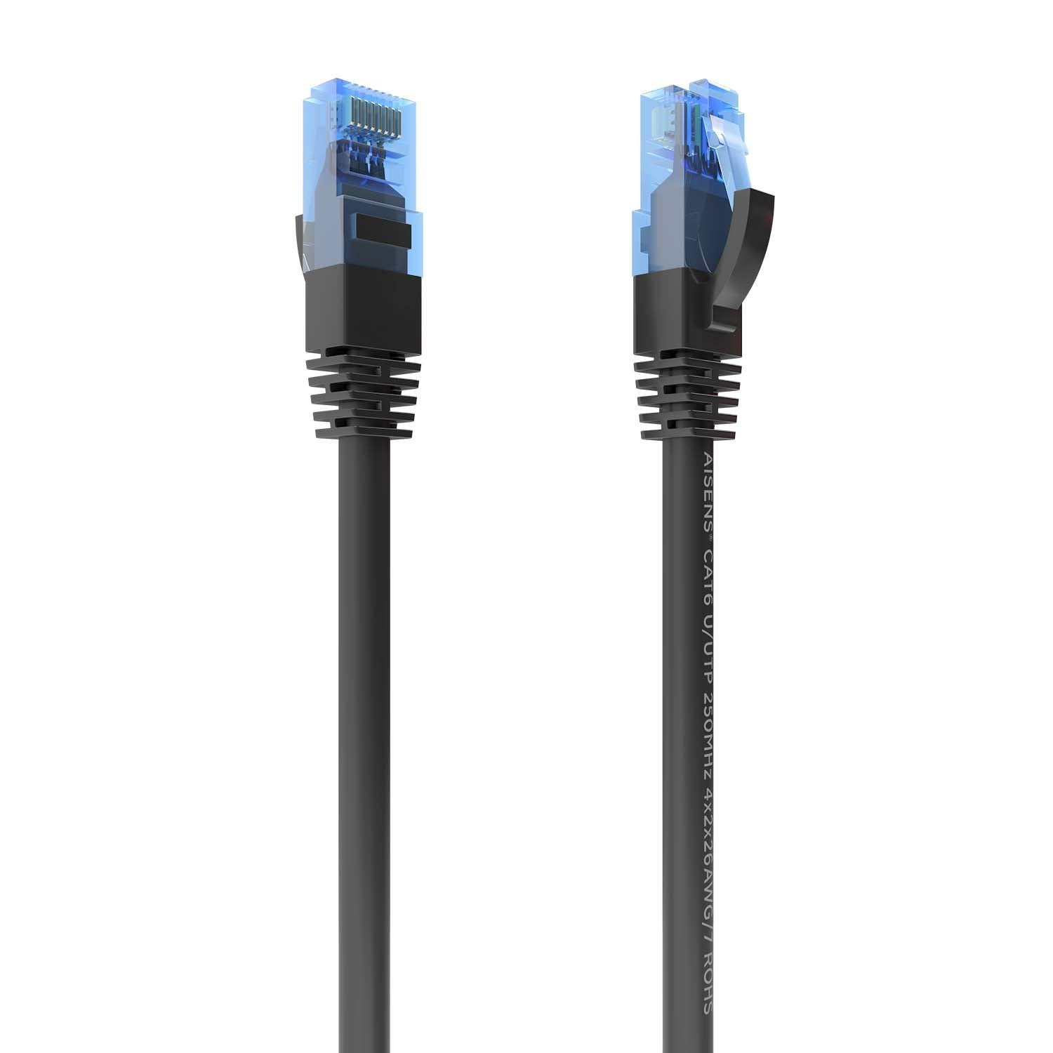 Aisens Cable De Red Rj45 Cat.6 Utp Awg26 Cca - 5m - Negro