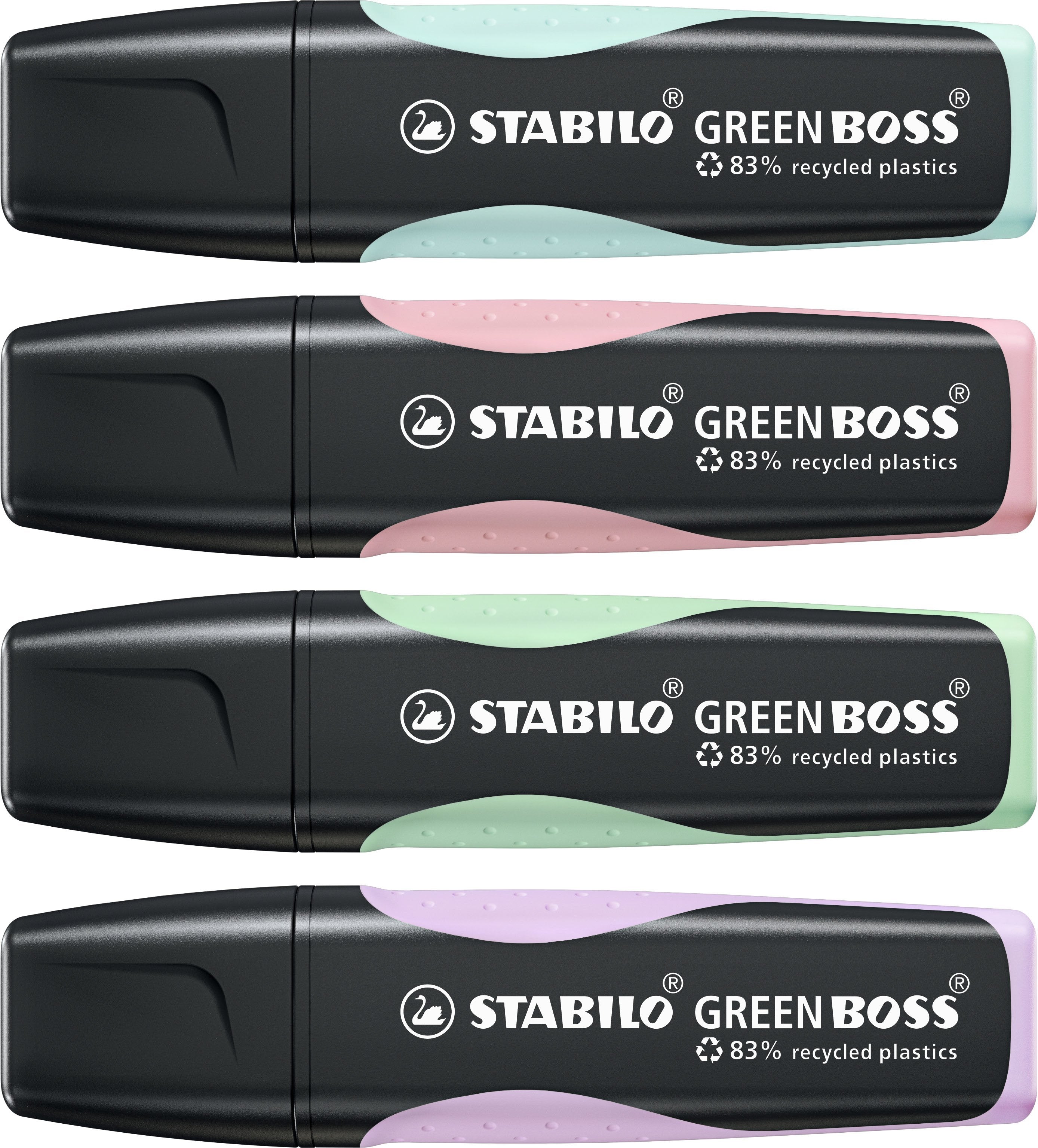 EAN 4006381564229 - STABILO GREEN BOSS marcador 4 pieza(s) Punta de cincel Verde, Menta, Rosa, Violeta imagen 2