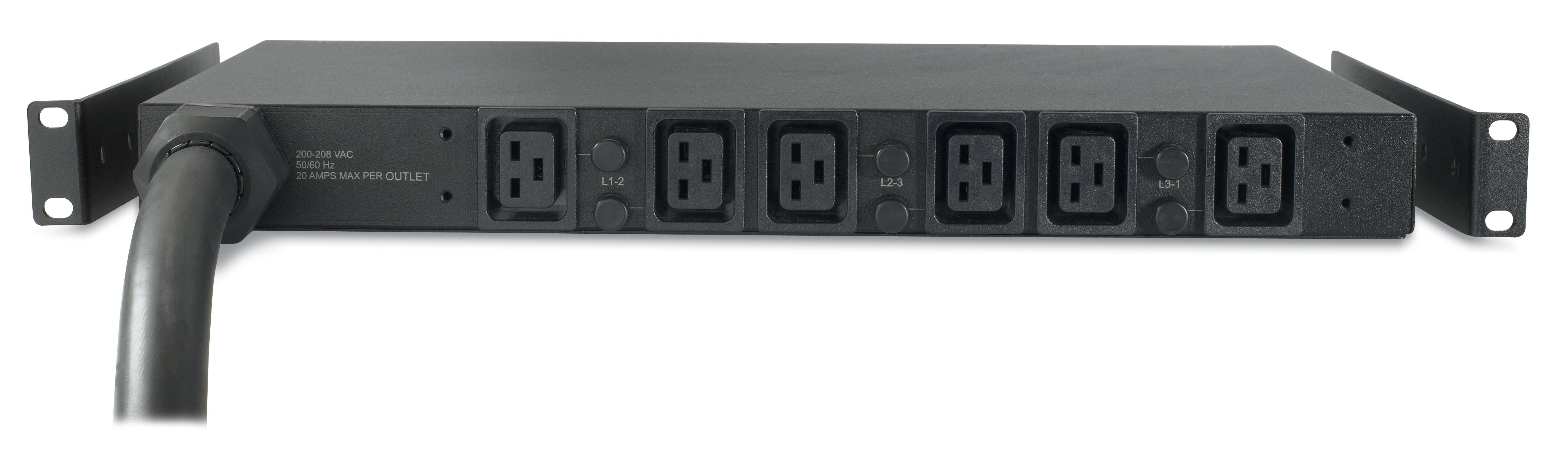 Apc Basic Rack Pdu Ap7526 Unidad De Distribución De Energía (Pdu) 6 Salidas Ac 1u Negro