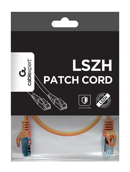 EAN 8716309125741 - Gembird PP6A-LSZHCU-O-0.25M cable de red Naranja 0,5 m Cat6 S/FTP (S-STP) imagen 1