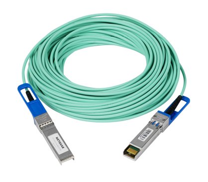 EAN 0606449129823 - NETGEAR AXC7620 Cable de fibra óptica e InfiniBand 20 m SFP+ Turquesa imagen 1