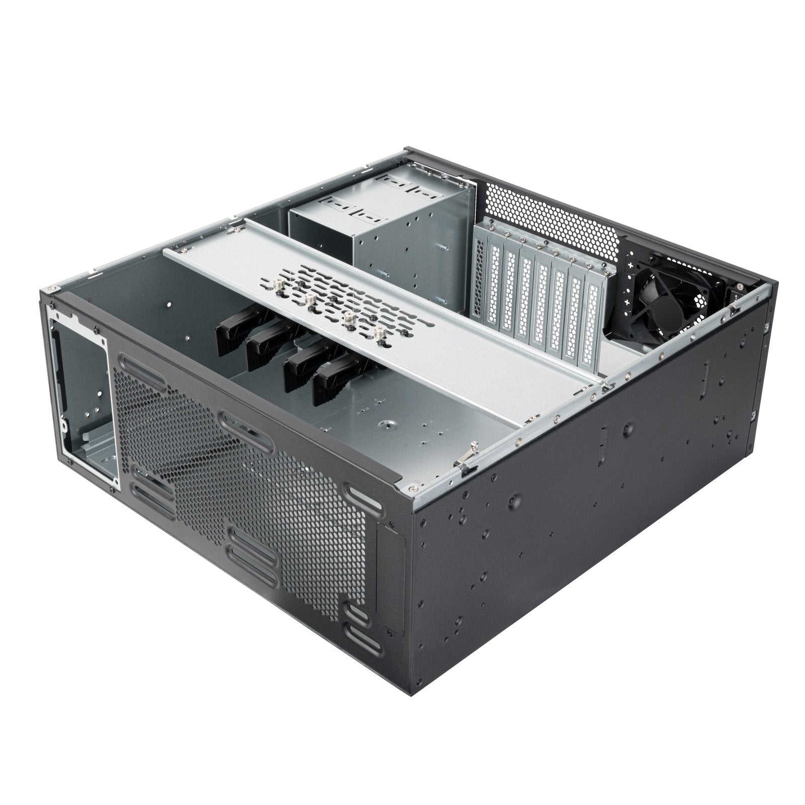 Carcasa De Rack Silverstone Rm46-502-I Negra Sst-Rm46-502-I