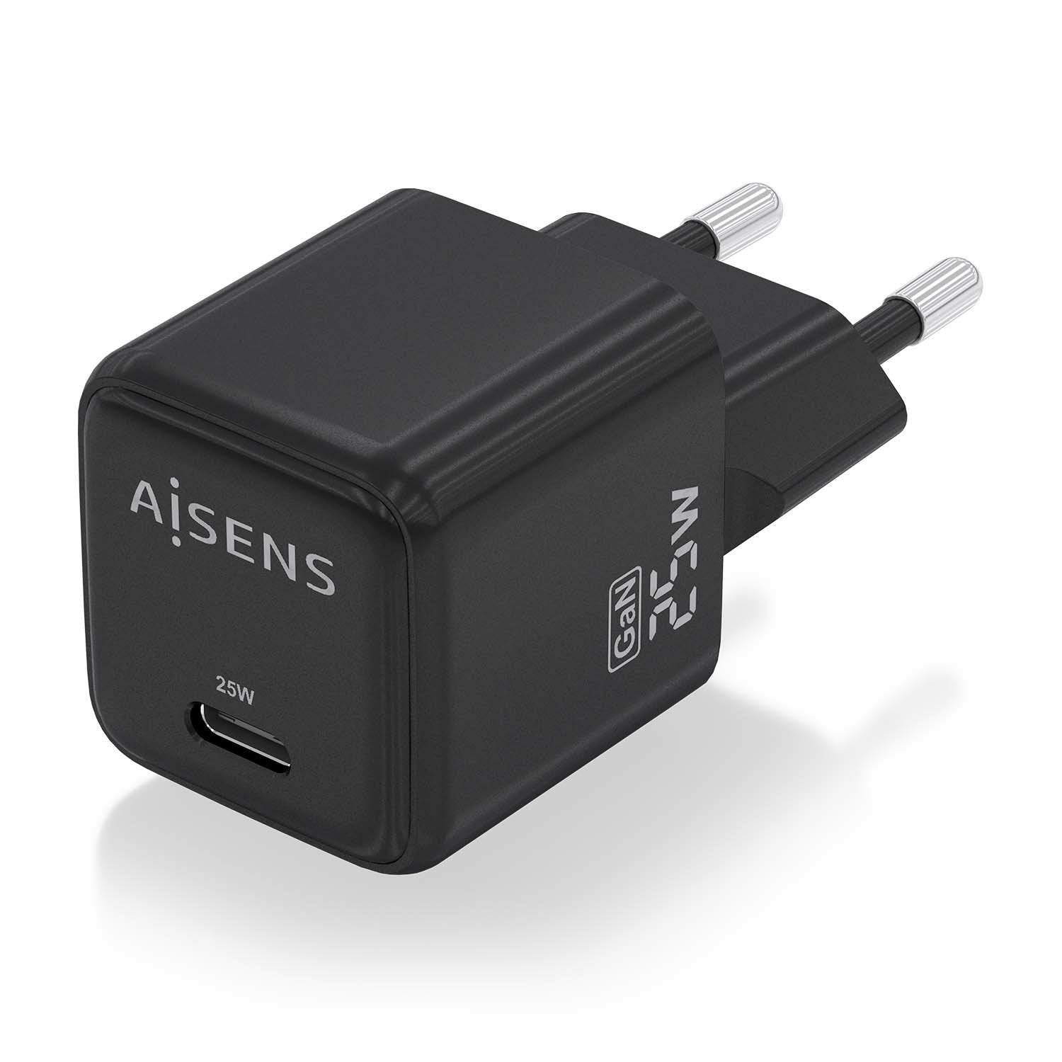 EAN 8436574709490 - AISENS ASCH-25W1P013-BK cargador de dispositivo móvil Universal Corriente alterna Carga rápida Interior imagen 2
