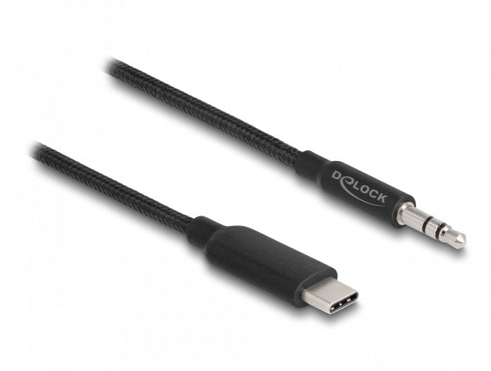 Delock Audio Stereo Cable Usb Tipo-C Macho A Klinkenmacho 3,5mm 3 Pin 1 M