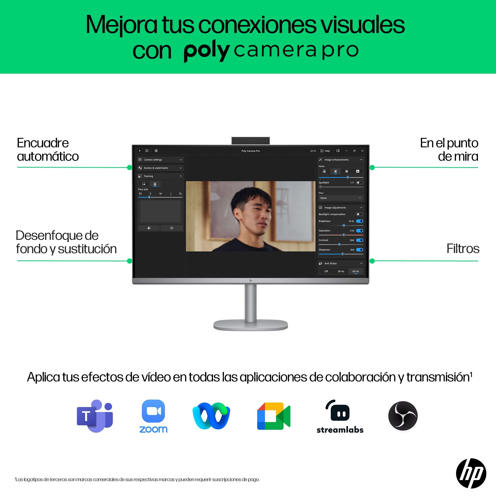 EAN 0199642227309 - HP OmniStudio X 32-c0022ns PC Intel Core Ultra 5 125H 80 cm (31.5") 3840 x 2160 Pixeles PC todo en uno 16 imagen 16