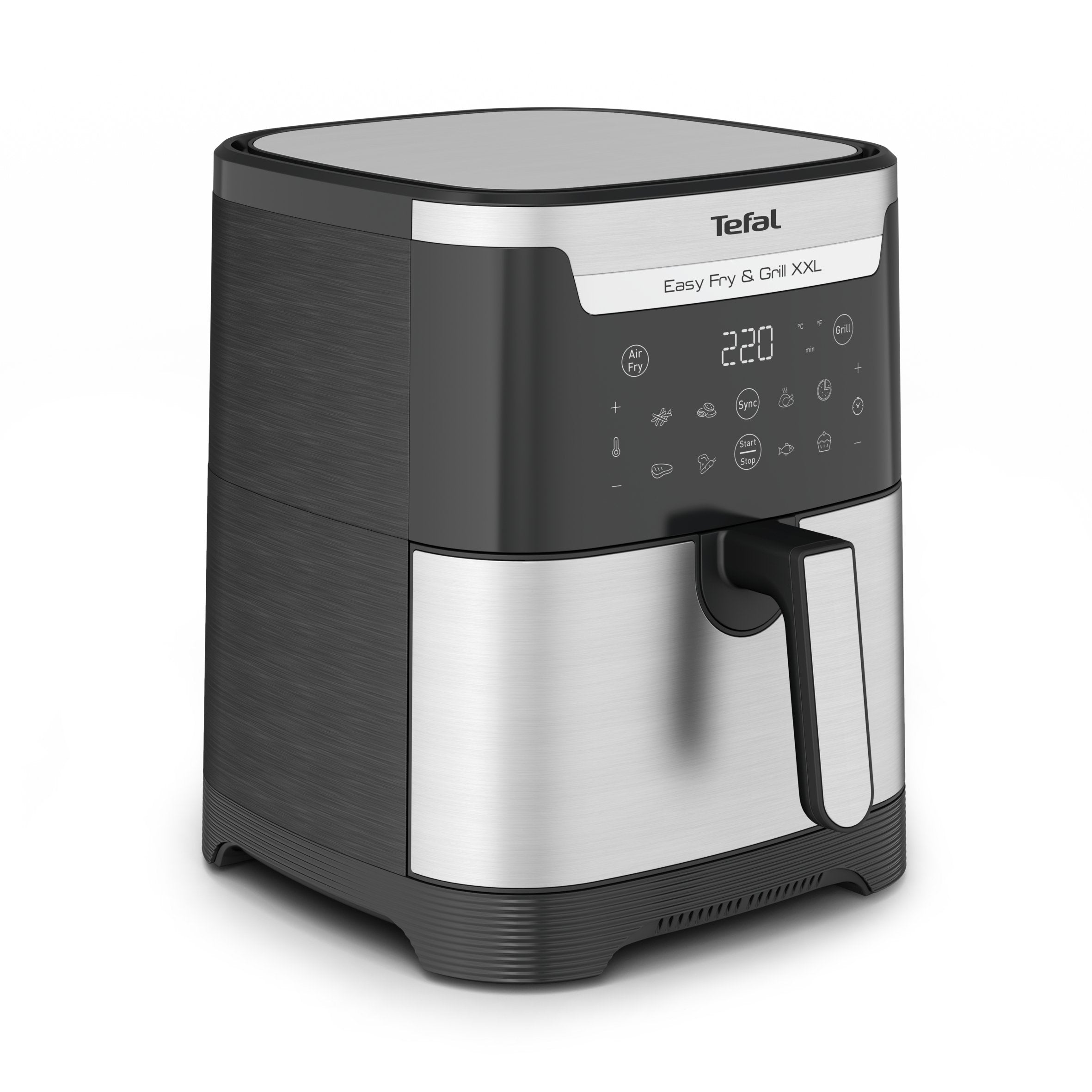 EAN 3045387248253 - Tefal Easy Fry & Grill EY801D 6,5 L Independiente 1650 W Freidora de aire caliente Acero inoxidable imagen 14