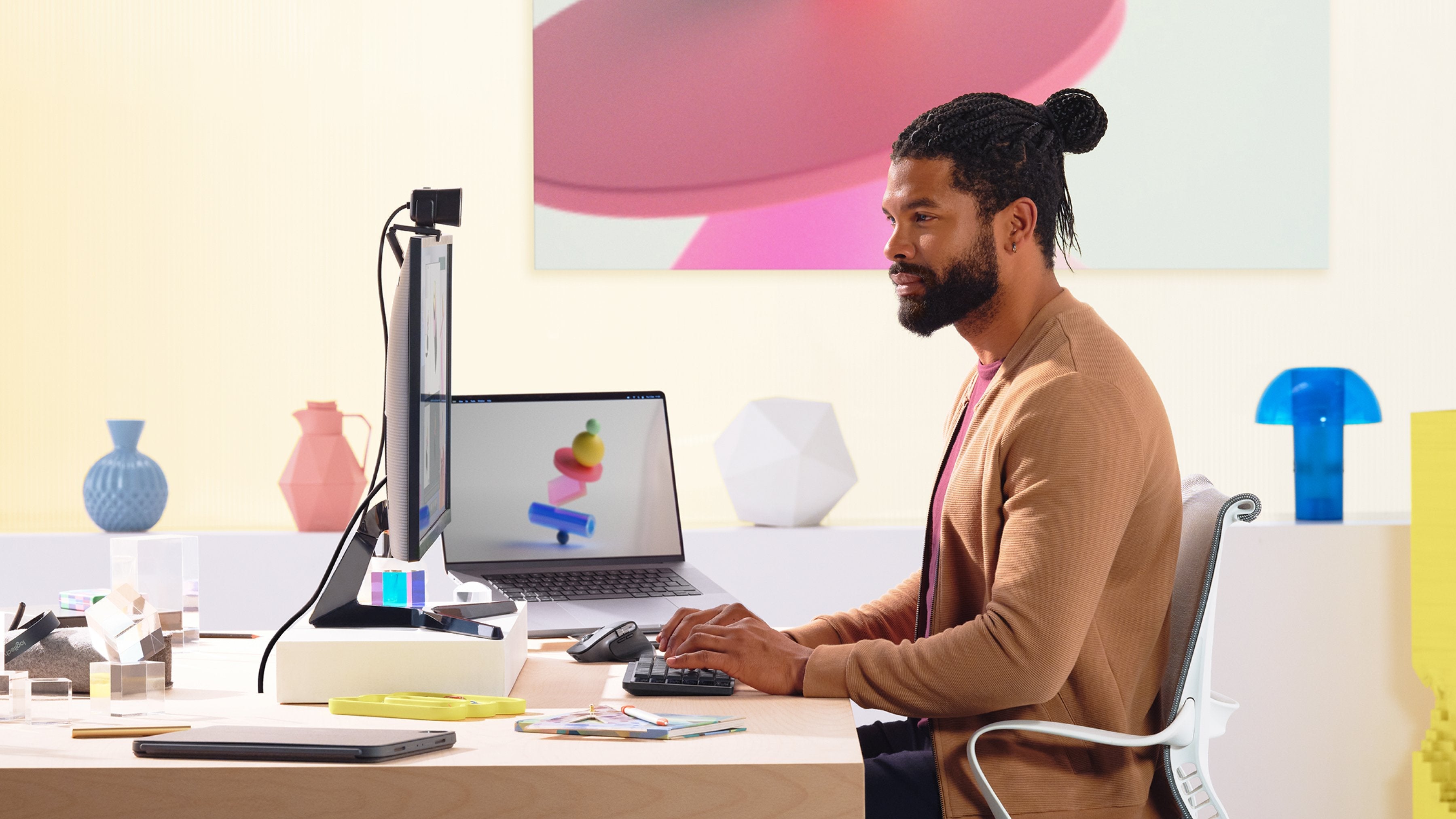 Logitech Mx Mini Mechanical For Mac Teclado Bluetooth Qwerty Internacional De Ee.Uu. Grafito, Gris