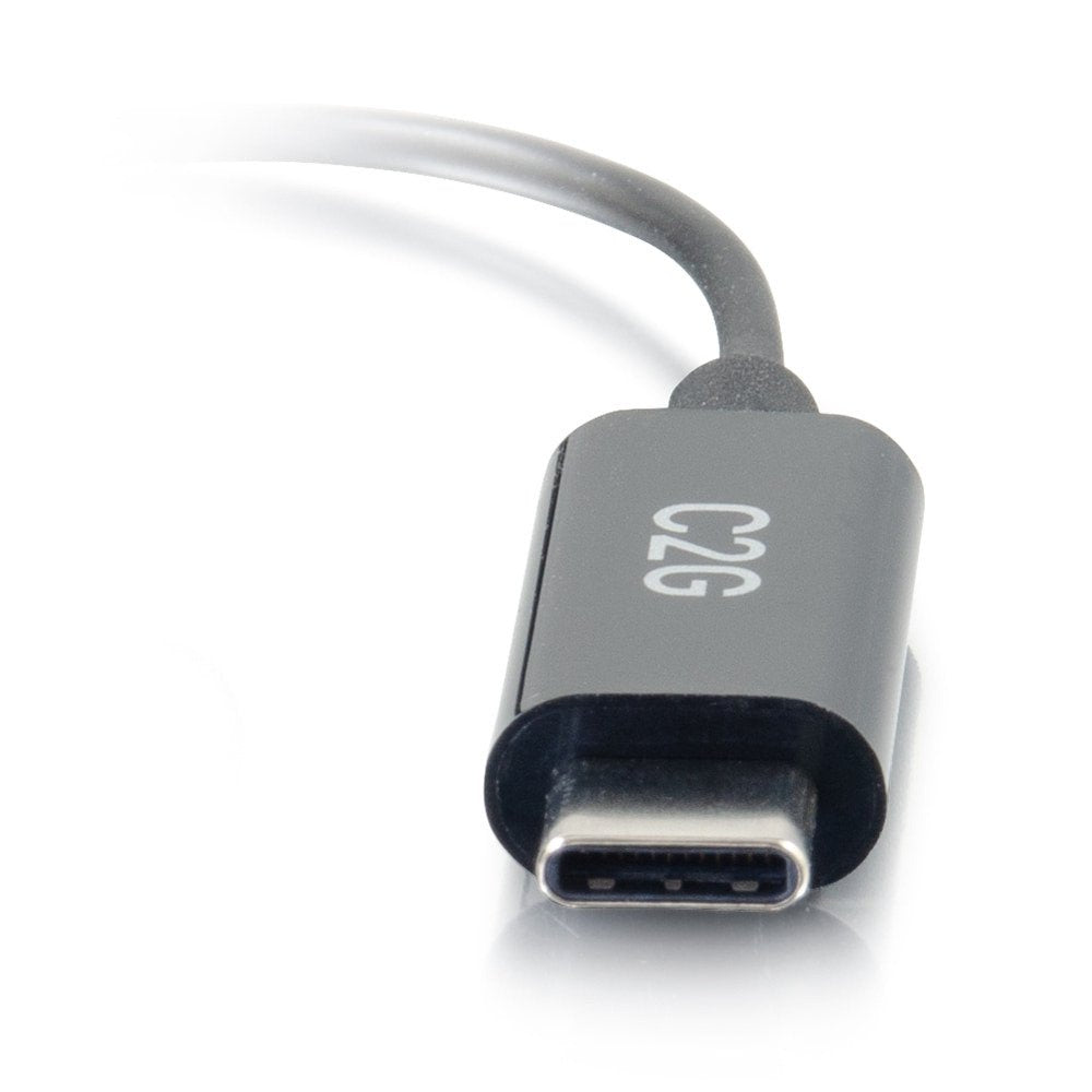 EAN 0757120544265 - C2G 54426 cable de teléfono móvil Negro 0,15 m USB-C 3,5 mm imagen 3