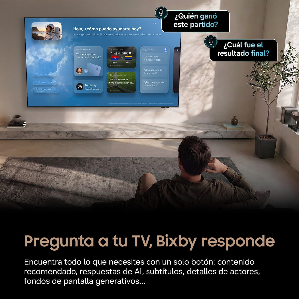 Televisor Samsung Mini Led M72h 75' Ultra Hd 4k Smart Tv Wifi
