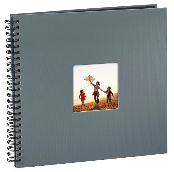 Hama Fine Art Spiral Grey 36x32 50 Black Pages 94874