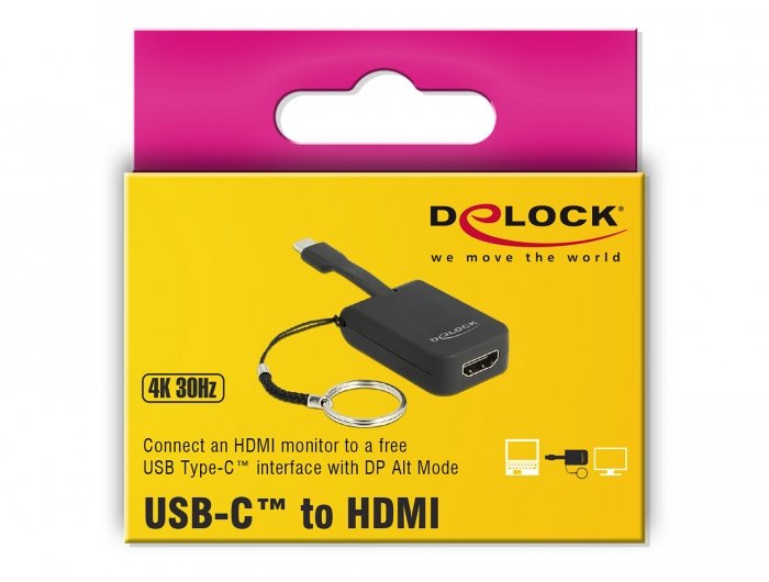 Delock Usb Tipo-C Adaptador A Hdmi 4k 30 Hz