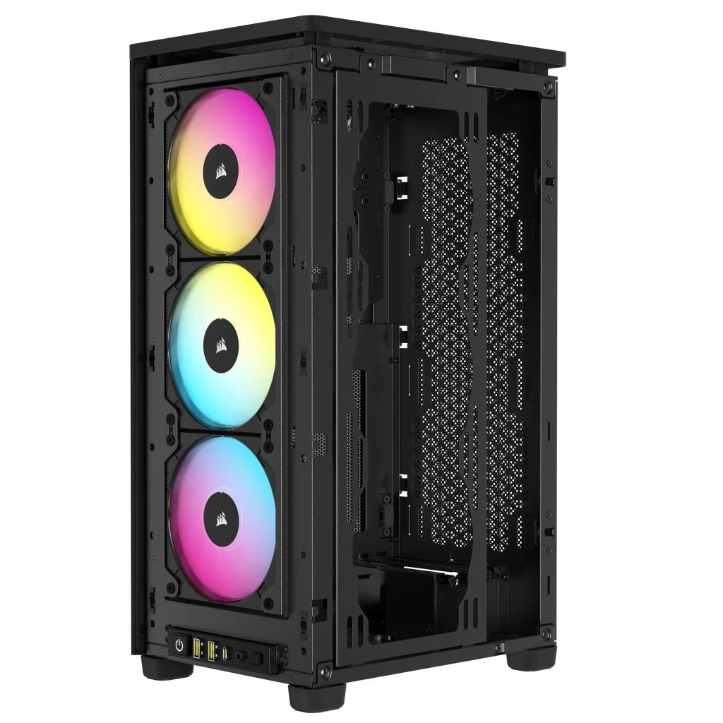 Caja Mini Itx Icue 2000d Rgb Airflow Black Corsair