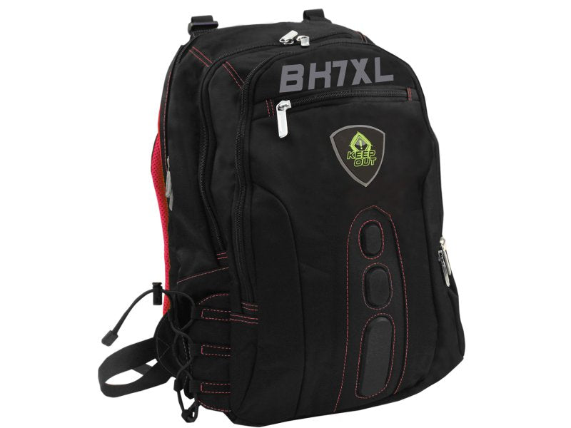 EAN 8435099522713 - KeepOut BK7RXL mochila Negro, Rojo Imitación piel, Nylon imagen 1