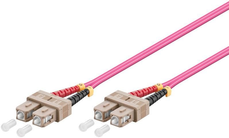 Microconnect Fib222002-4 Cable De Fibra Optica 2 M Sc/Upc Om4 Violeta