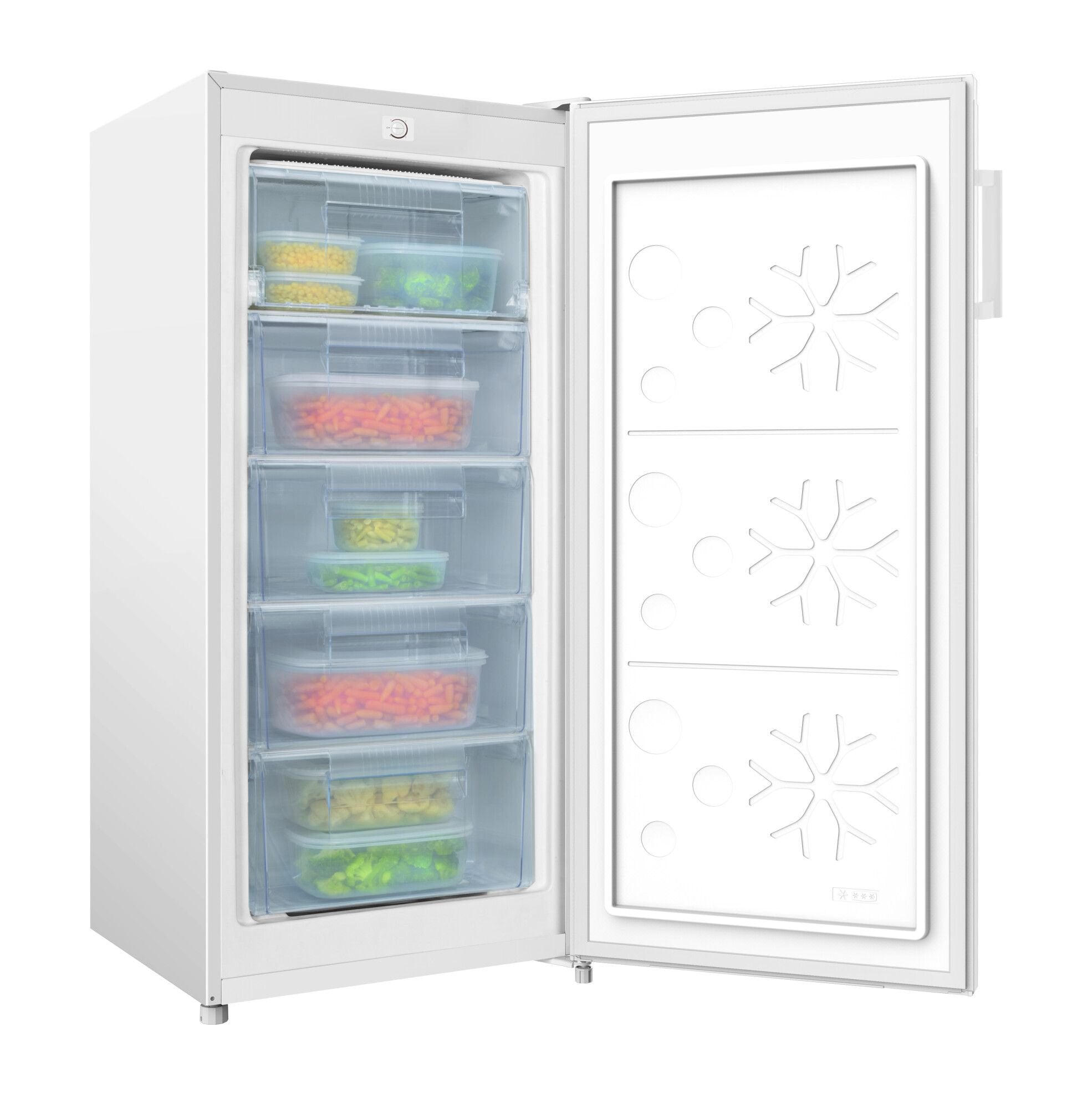 EAN 5906006946746 - Amica GS 321 110 W Congelador vertical Independiente 145 L Blanco imagen 6