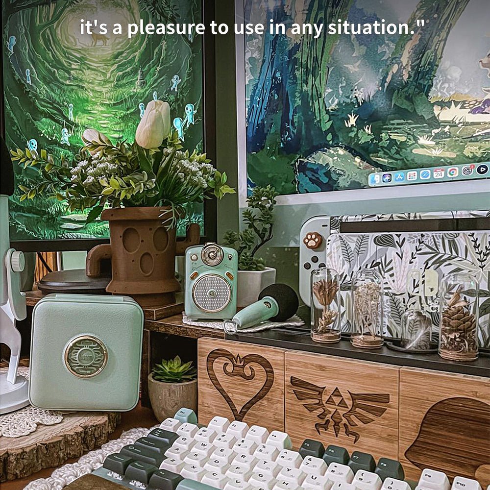 Altavoz Divoom "Fairy Ok" Bluetooth Con Micrófono Verde