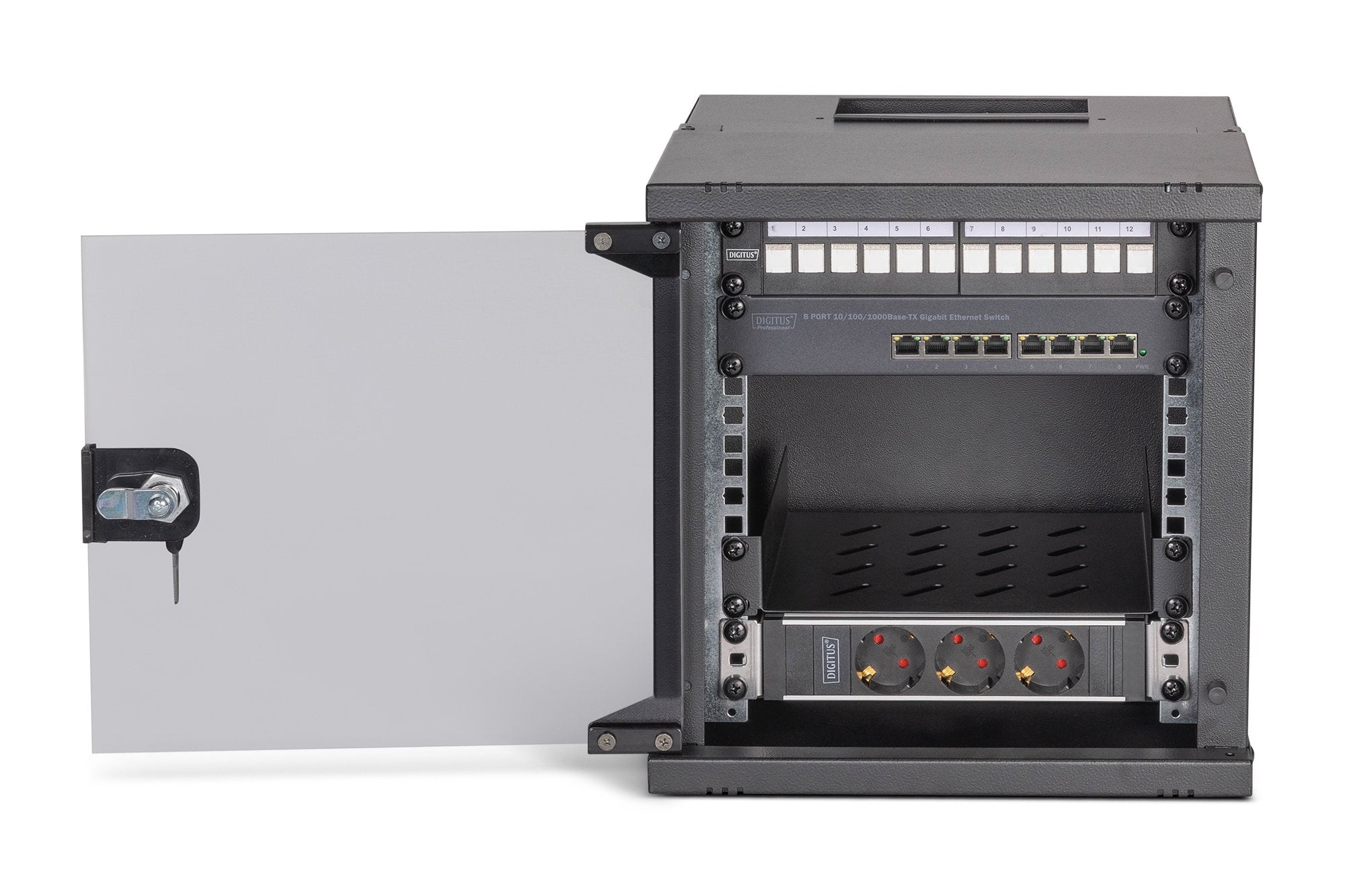 EAN 4016032499466 - Digitus DN-49101-SET armario rack Bastidor de pared Negro imagen 5