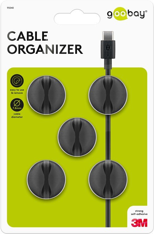 Kabelführung Für Den Schreibtisch 95040 Schwarz