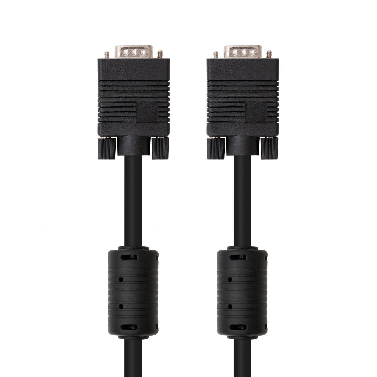 Nanocable Cable Svga Con Ferrita Hdb15 Macho A Hdb15 Macho 3m - Negro