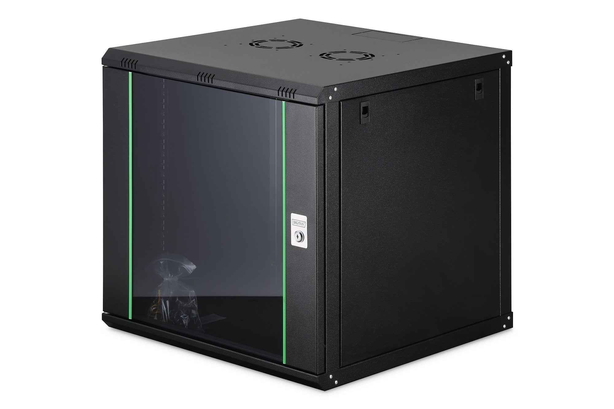 EAN 4016032257820 - Digitus DN-19 12U-6/6-EC-SW armario rack Bastidor de pared Negro imagen 1