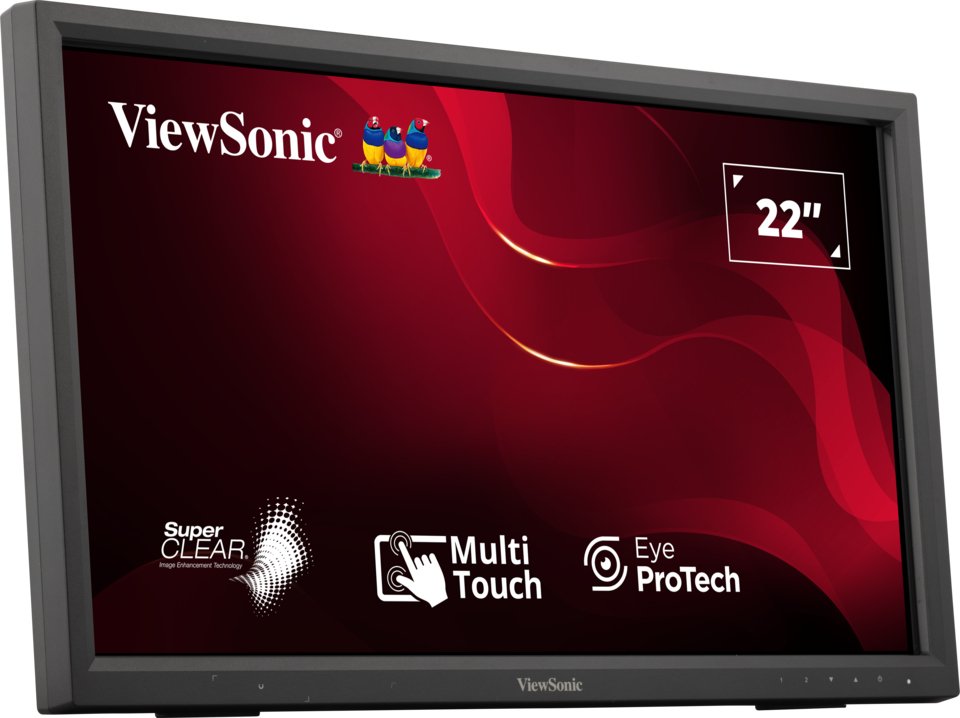 EAN 0766907008647 - Viewsonic TD2223-2 pantalla para PC 55,9 cm (22") 1920 x 1080 Pixeles Full HD LCD Pantalla táctil Negro imagen 10